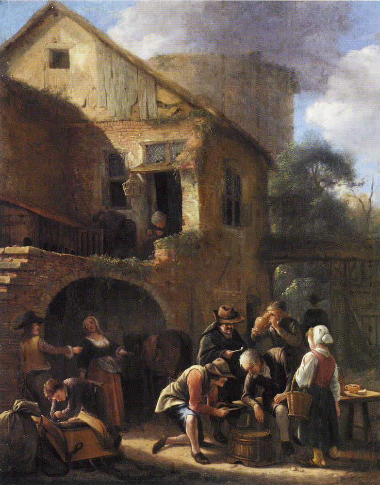 Jan Steen - A Party of Peasants