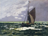 Claude Monet Seascape: Storm
