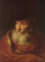 Govert Flinck Old man with a beard