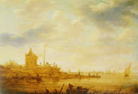 Jan van Goyen River View with Sentry Post