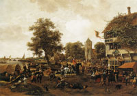 Jan Steen The Fair at Oegstgeest