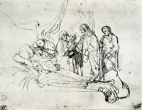 Rembrandt The Raising of the Daughter of Jairus