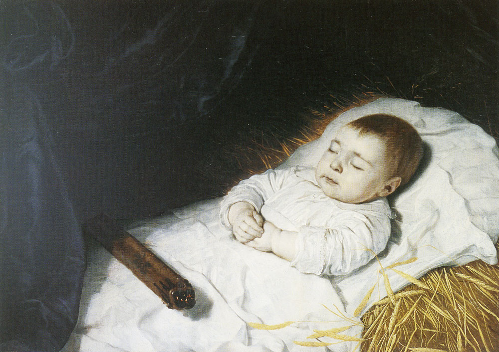 Bartholomeus van der Helst - Portrait of a Dead Infant