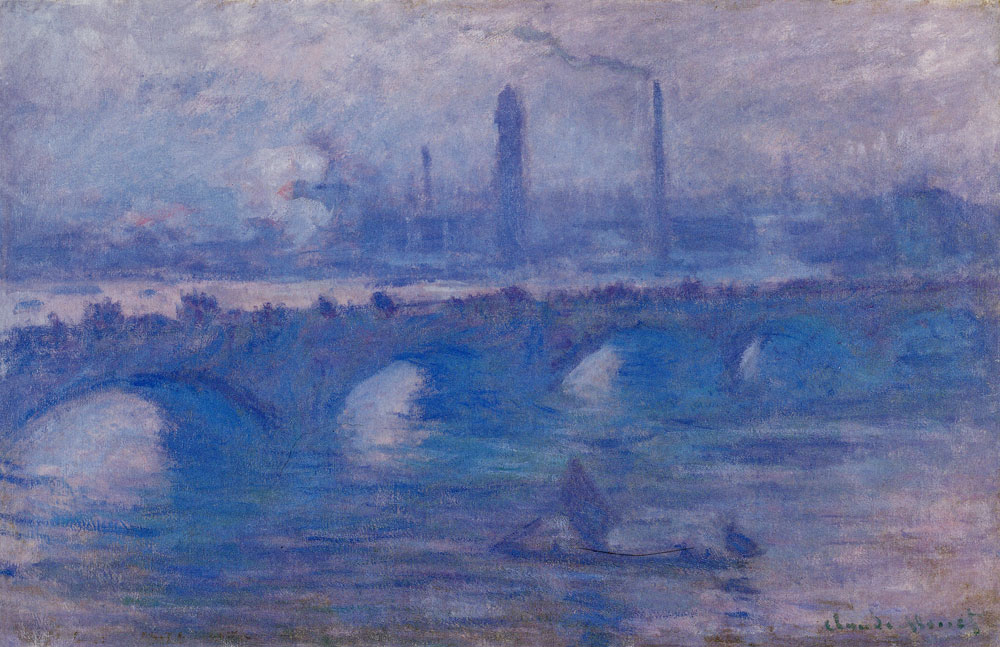 Claude Monet - Waterloo Bridge, Morning Fog