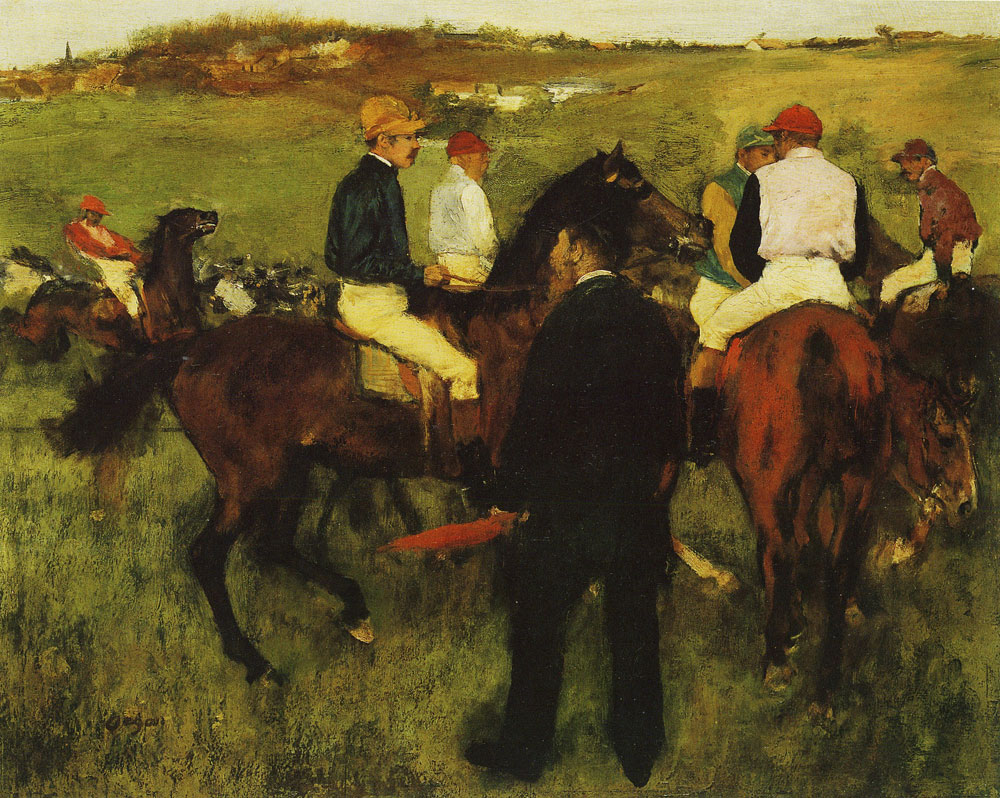 Edgar Degas - Out of the Paddock (Racehorses)