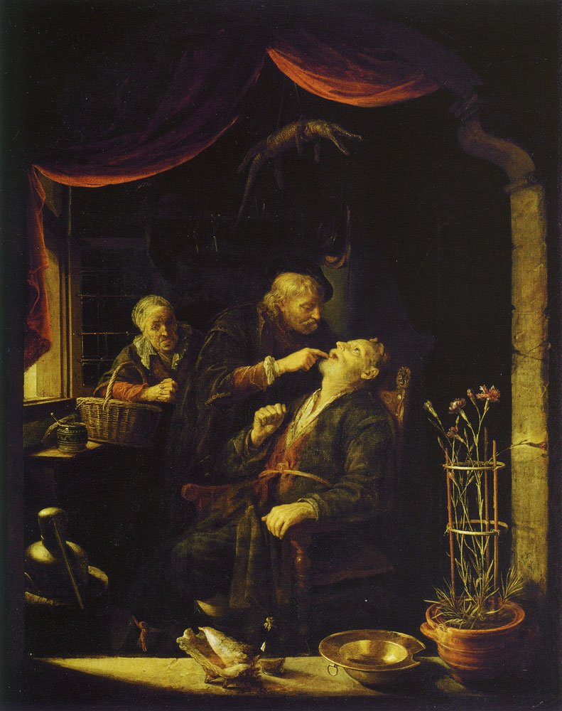 Gerard Dou - The tooth puller