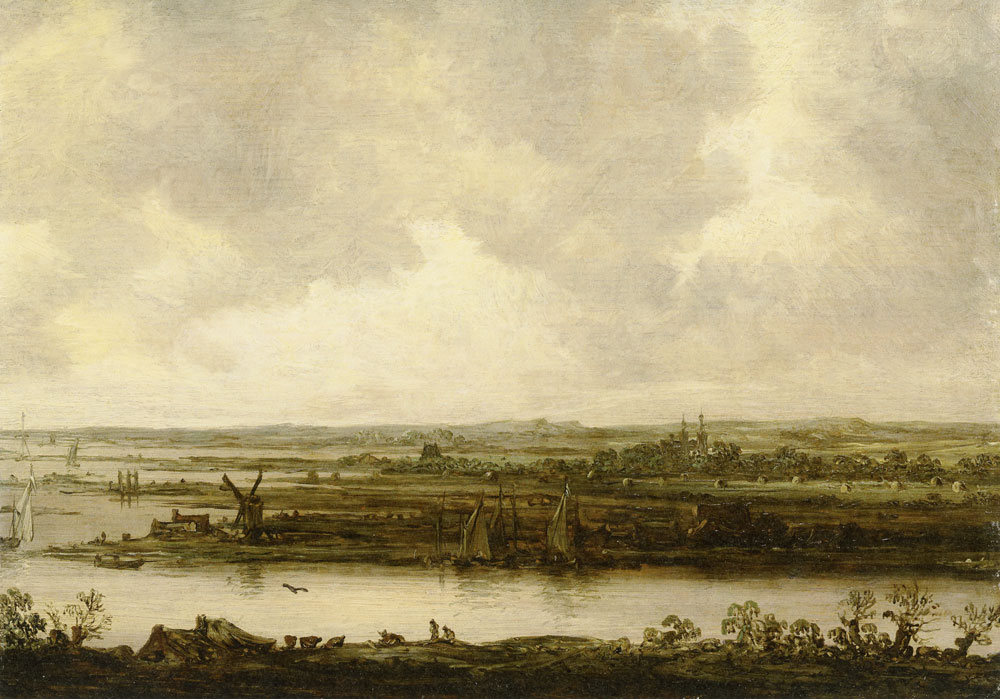 Jan van Goyen - Panoramic View of the River Spaarne and the Haarlemmermeer