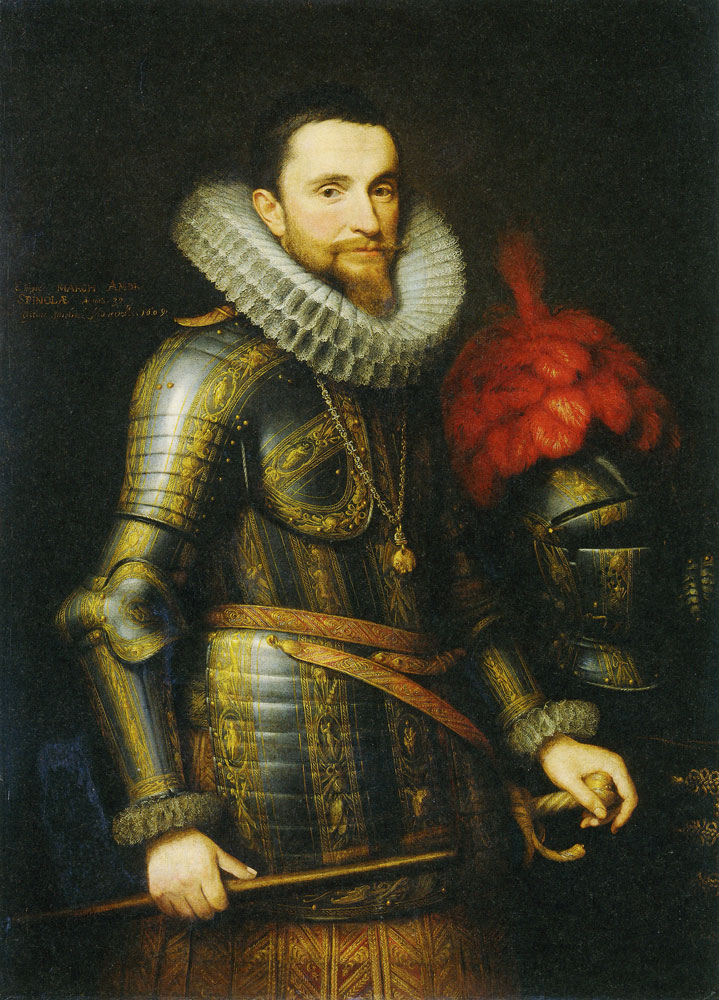 Michiel Jansz. van Mierevelt - Portrait of Ambrogio Spinola