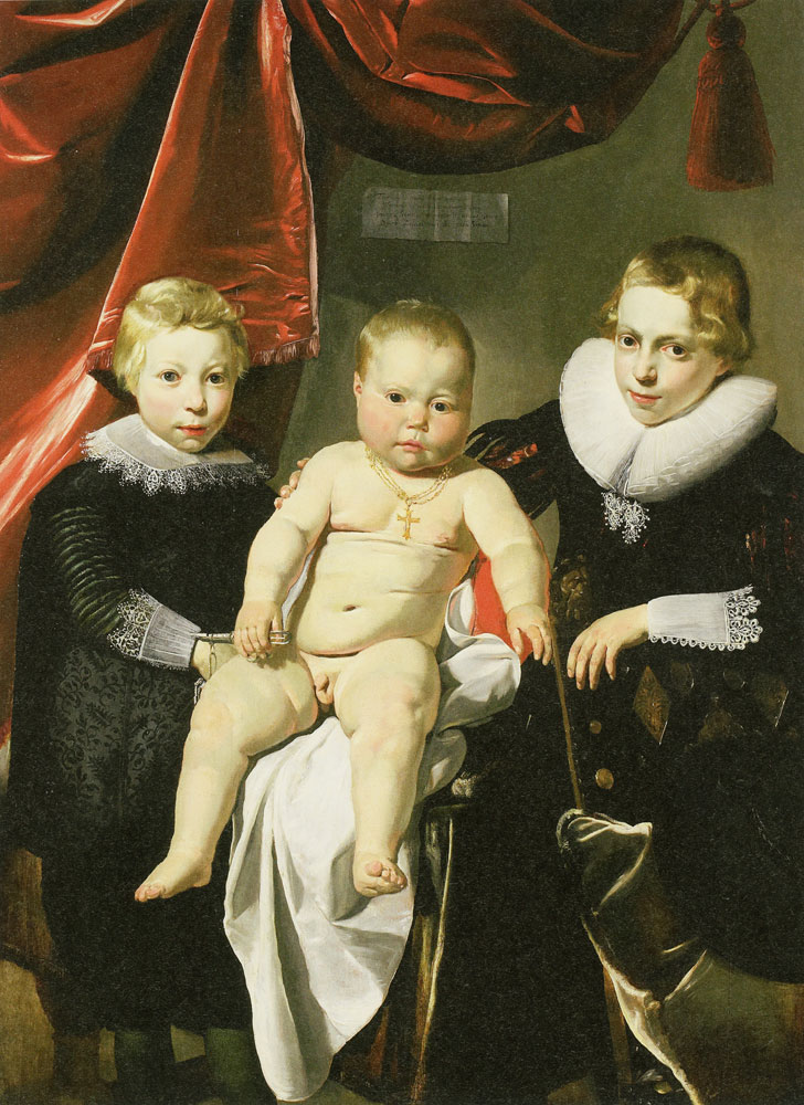 Thomas de Keyser - Group Portrait of Three Brothers, Named Hendrick, Johannes, and Simon