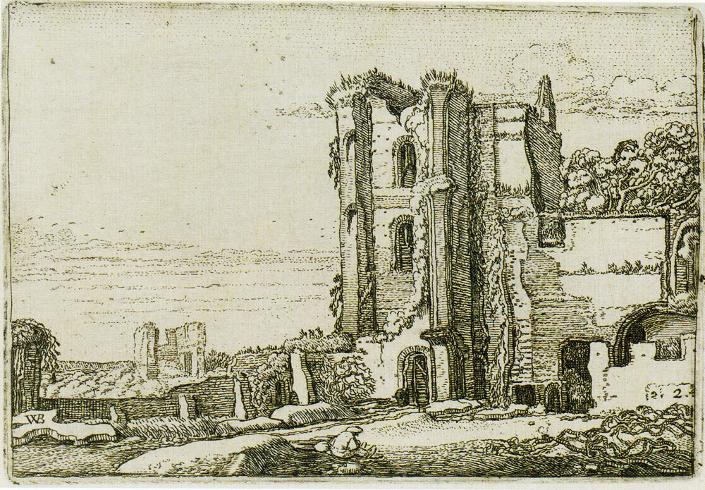 Willem Pietersz. Buytewech  - Etching from Verscheyden landschapjes (Various small landscapes)