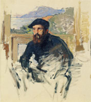 Claude Monet Self-Portrait in His Atelier