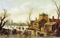 Jan van Goyen Winter landscape