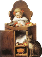 Johannes Verspronck Boy Sleeping in a High Chair
