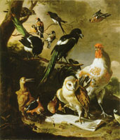 Melchior d'Hondecoeter Bird Concert