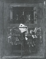 Samuel van Hoogstraten Feigned Cabinet Door Painting