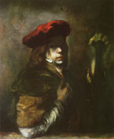 Samuel van Hoogstraten Self portrait