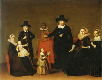 Willem Cornelisz. Duyster and an anonymous artist Family Group with a Black Man