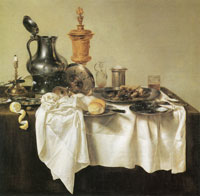 Willem Claesz. Heda Banquet Piece with Mince Pie