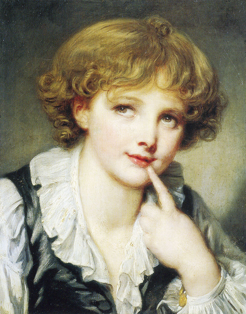 Jean-Baptiste Greuze - Head of a Boy