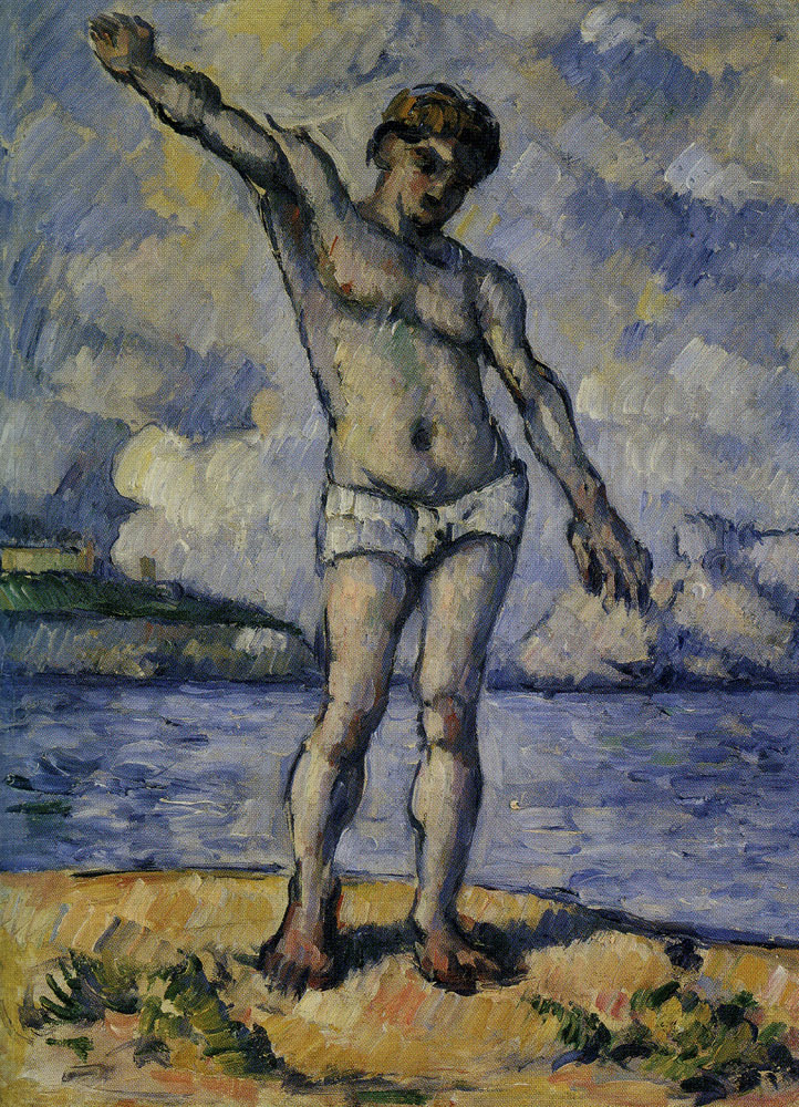 Paul Cézanne - Bather with outstretched arms (study)