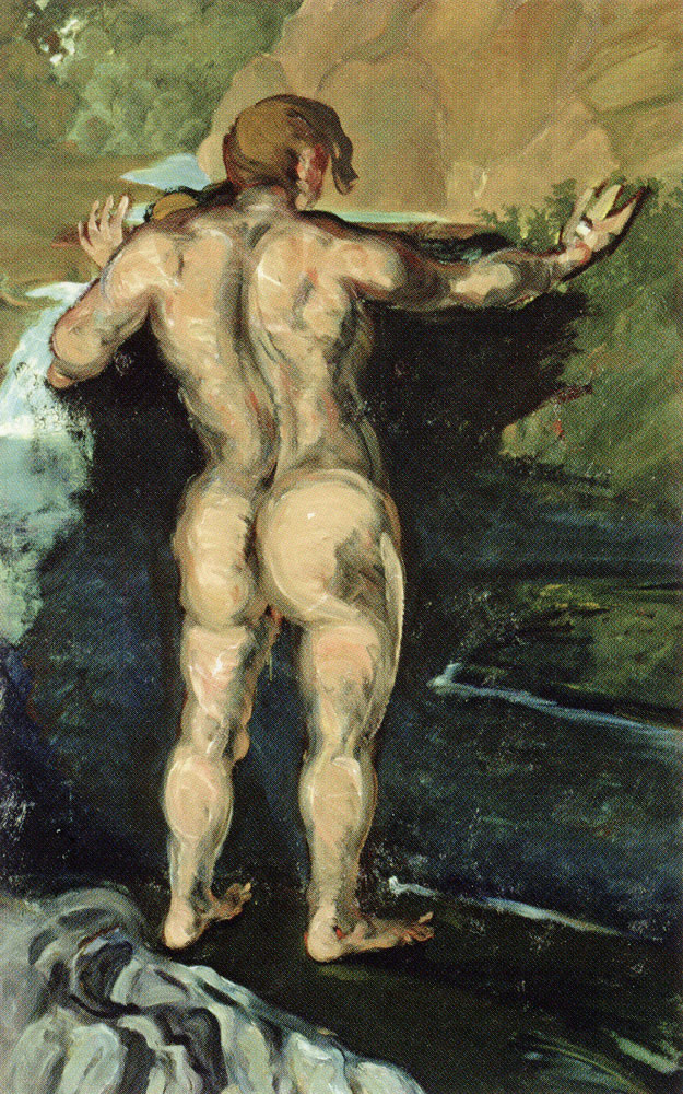 Paul Cézanne - Bather at a rock