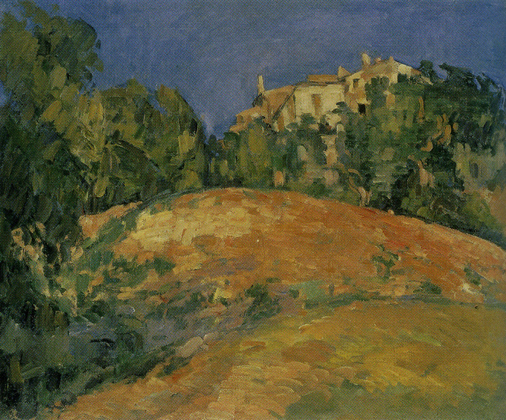 Paul Cézanne - House on the hill of Bellevue