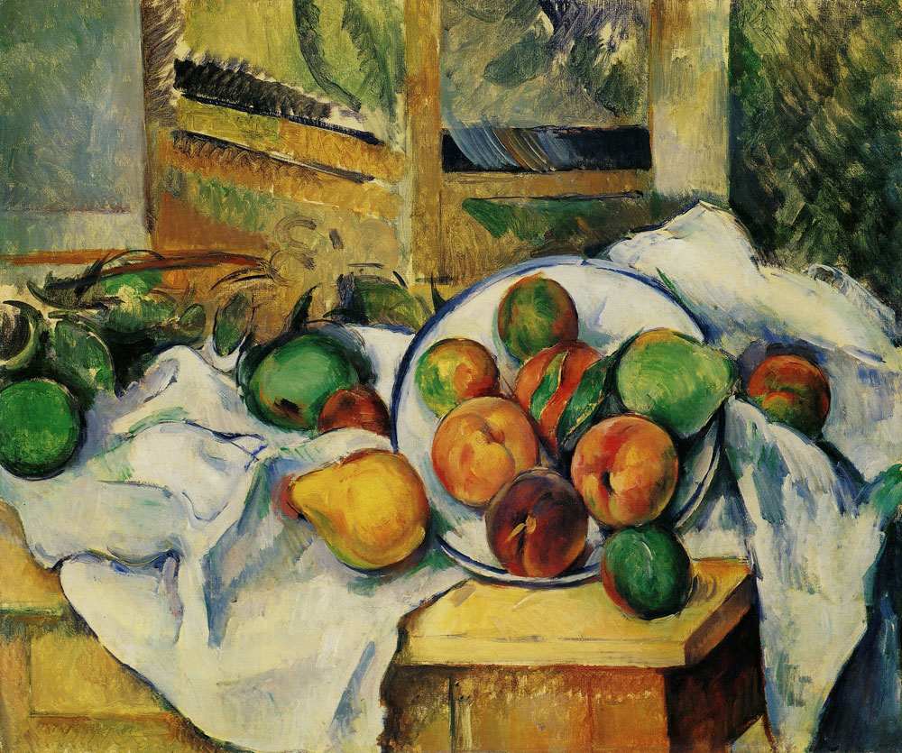 Paul Cézanne - Table, Napkin, and Fruit