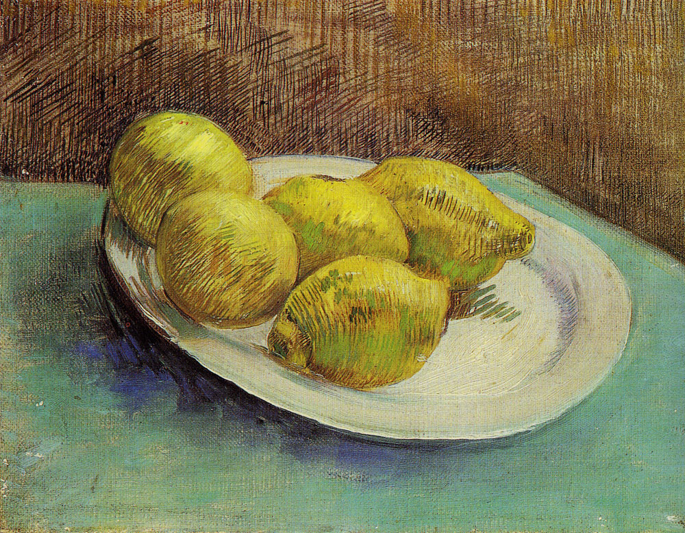 Vincent van Gogh - A plate with lemons