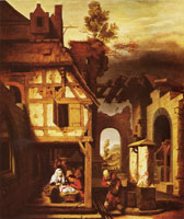 Nicolaes Maes The adoration of the shepherds