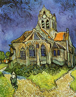 Vincent van Gogh The Church at Auvers