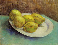 Vincent van Gogh A plate with lemons