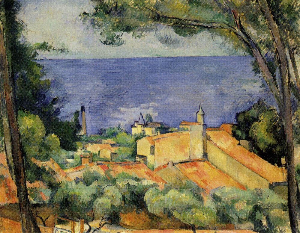 Paul Cézanne - Red roofs at L'Estaque
