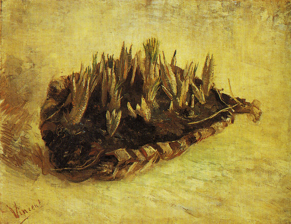 Vincent van Gogh - A basket with sprouting bulbs