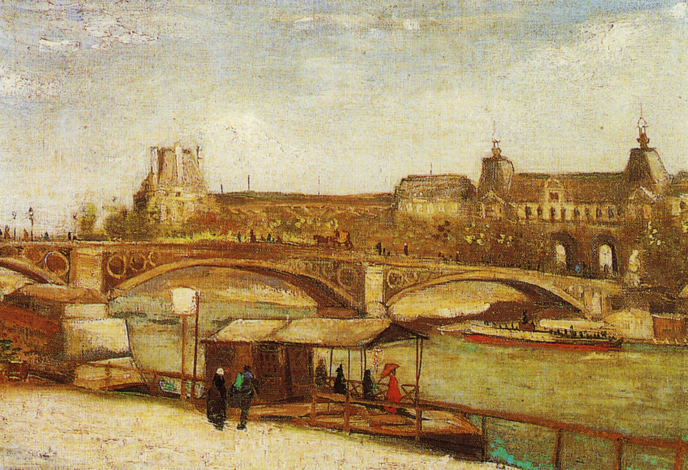 Vincent van Gogh - The Pont du Carrousel and the Louvre
