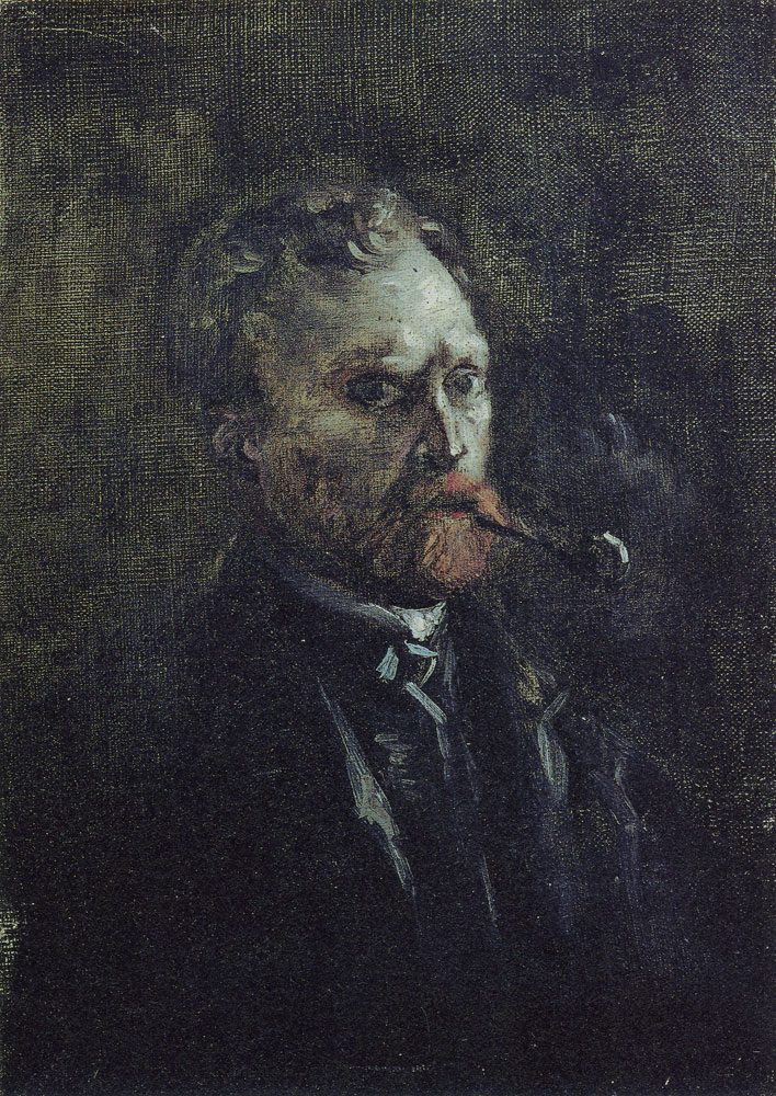 Vincent van Gogh - Self-portrait with Pipe