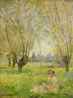 Claude Monet Woman seated under the willows