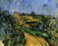 Paul Cézanne The bend in the road above the Chemin des Lauves