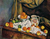 Paul Cézanne Compotier, Pitcher, and Fruit