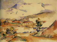 Paul Cézanne Montagne Sainte-Victoire, near Gardanne