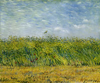 Vincent van Gogh Wheat Field with a Lark