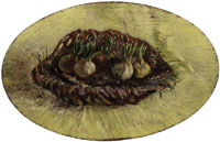 Vincent van Gogh Basket of Sprouting Bulbs