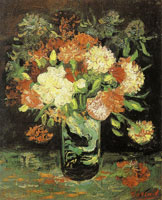 Vincent van Gogh Vase with carnations