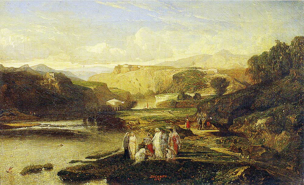 Alexandre-Gabriel Decamps - The Finding of Moses