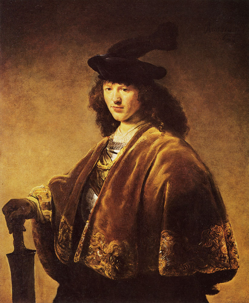 Govert Flinck - Young man in a fantasy costume