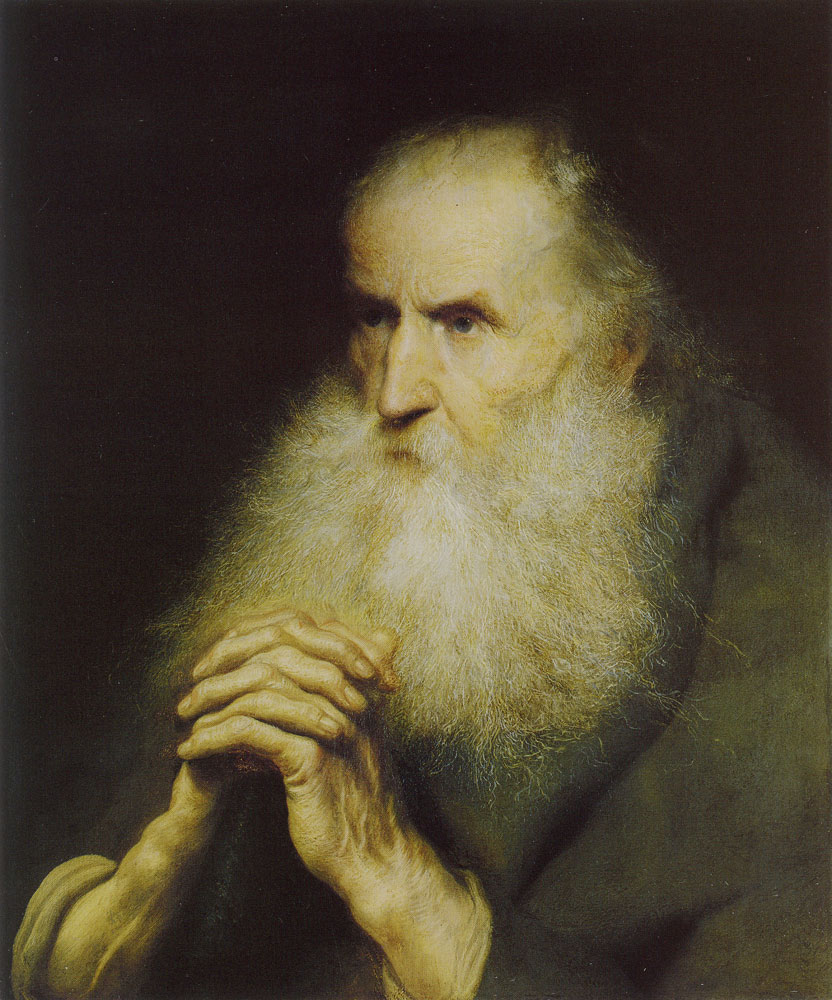 Jan Lievens - Old Man with Folded Hands