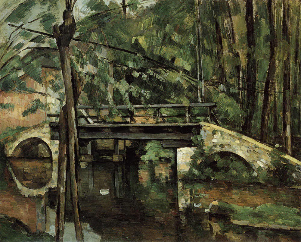 Paul Cézanne - The bridge at Maincy, near Melun