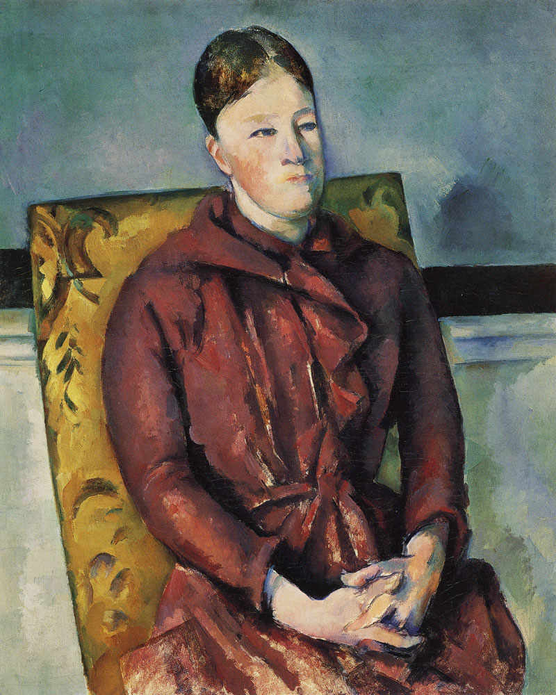 Paul Cezanne - Madame Cezanne in a Yellow Chair