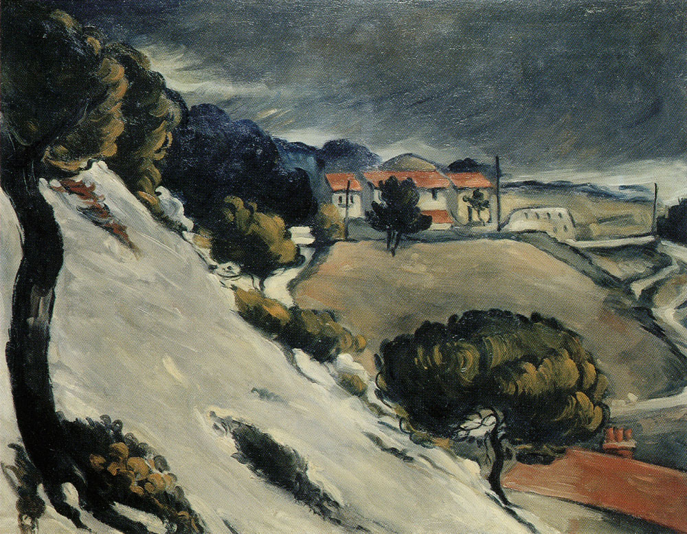 Paul Cézanne - Melting snow at L'Estaque