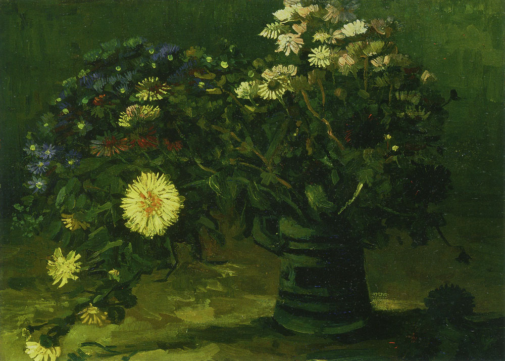 Vincent van Gogh - Still life with a bouquet of daisies