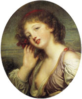 Jean-Baptiste Greuze The Listening Girl